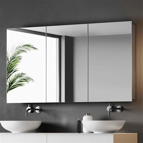 elena stainless steel mirror cabinet|650 x 1200 mirror cabinet.